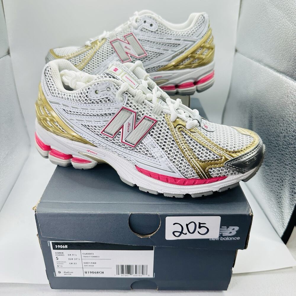 New Balance 1906R Grey Pink Sneakers Men’s 5 Women’s 6.5 (D) | U1906RCH | NWB